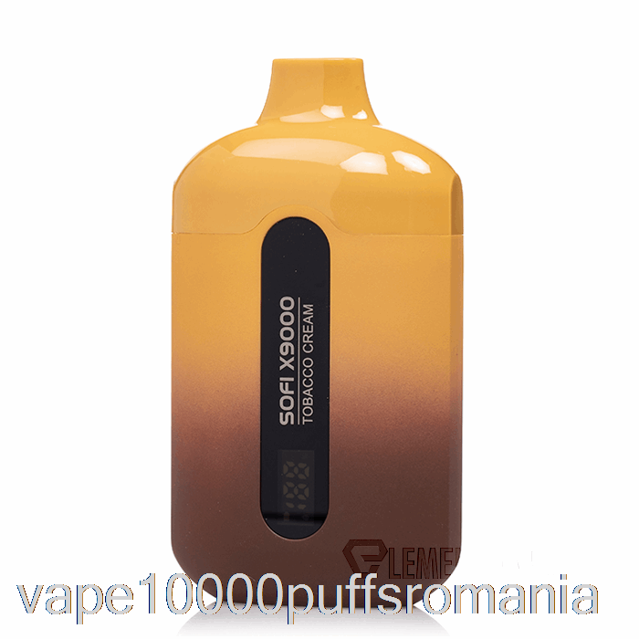 Vape Romania Sofi X9000 0% Zero Nicotine Smart Crem De Unica Folosinta Tutun